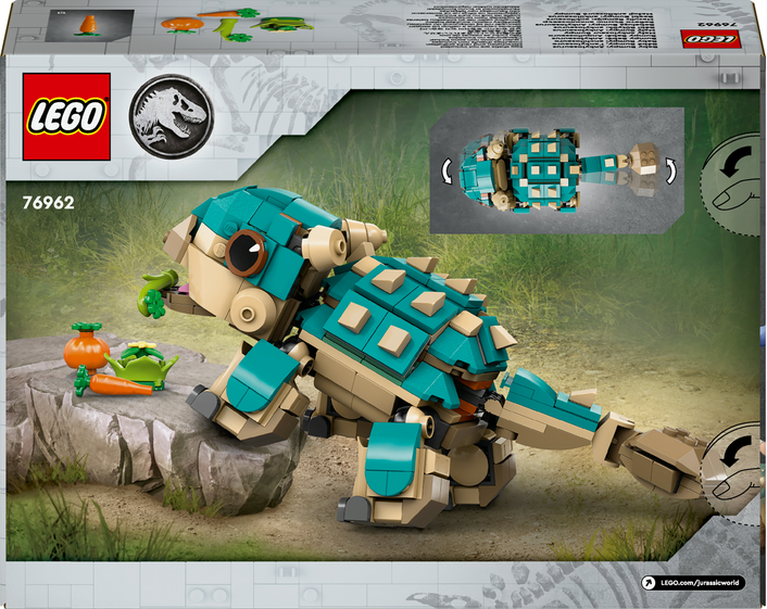 LEGO® Jurassic World Malá Bumpy: Ankylosaurus 76962 Obrázek