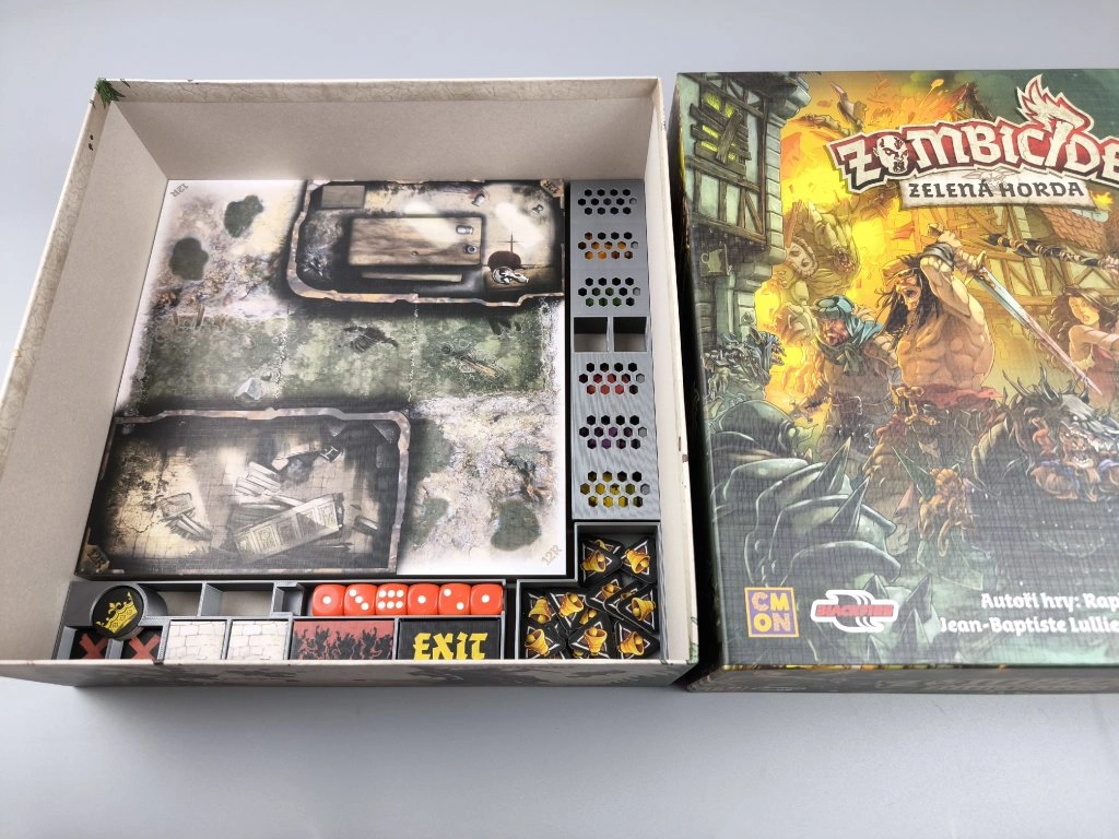 inserty.cz Insert: Zombicide Zelená horda (černý, 0064) Obrázek