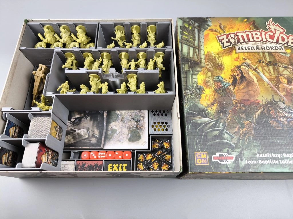 inserty.cz Insert: Zombicide Zelená horda (černý, 0064) Obrázek
