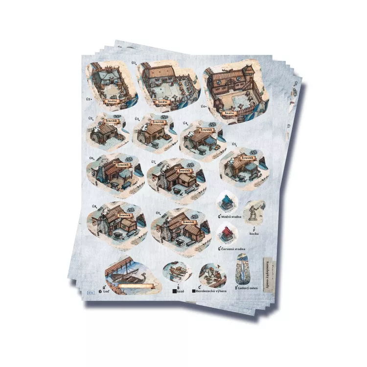 Albi Frosthaven - Odlepitelné samolepky - CZ Obrázek