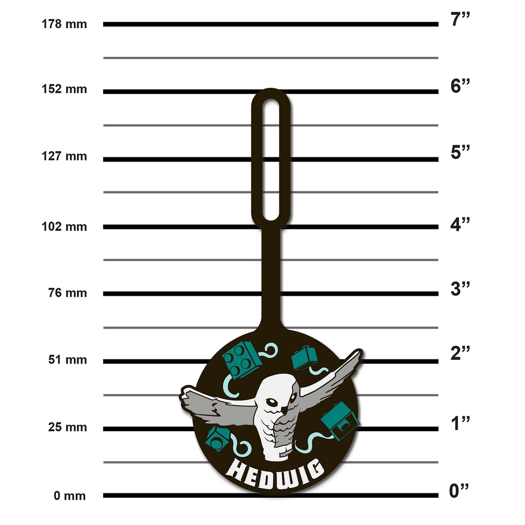 LEGO Stationery LEGO Harry Potter Jmenovka na zavazadlo - Hedvika Obrázek