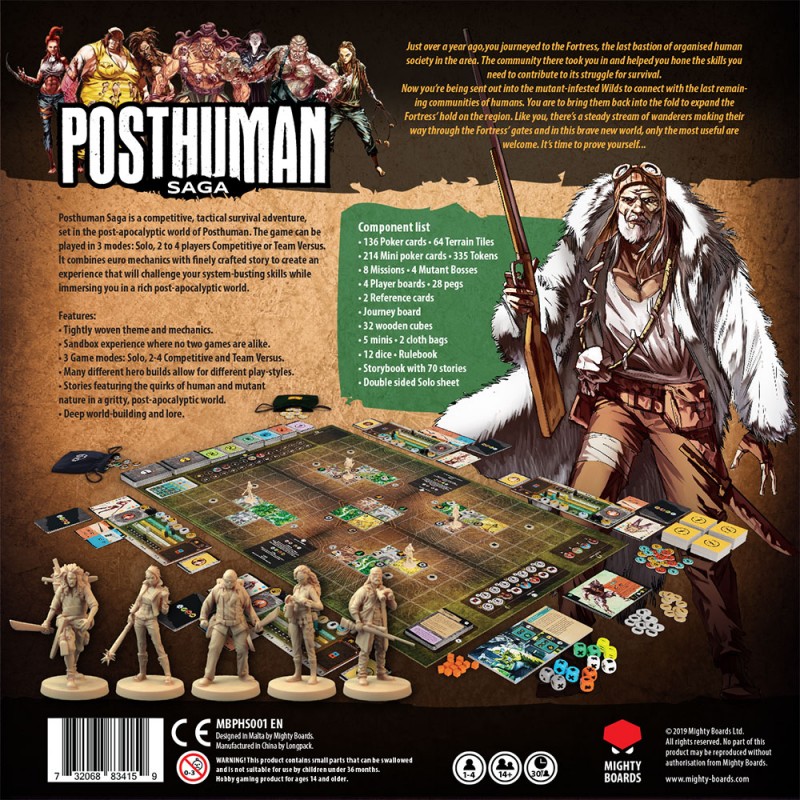 Mighty Boards Posthuman Saga - EN Obrázek