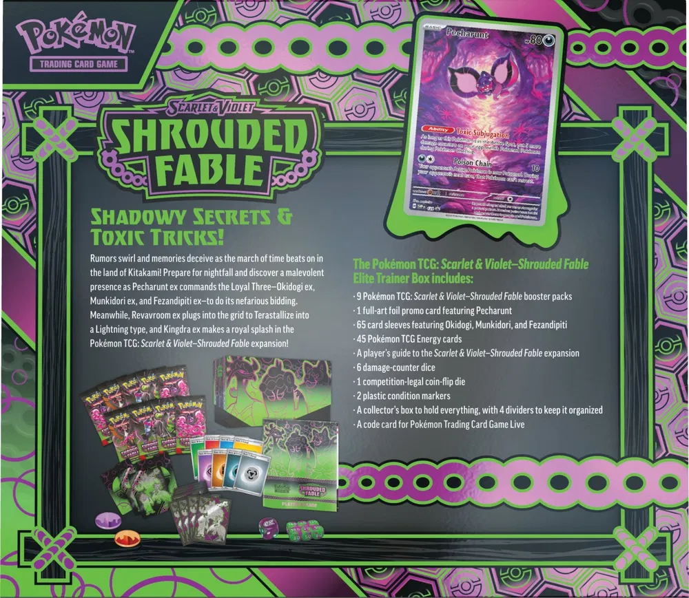 Nintendo Pokémon TCG: SV6.5 Shrouded Fable - Elite Trainer Box Obrázek