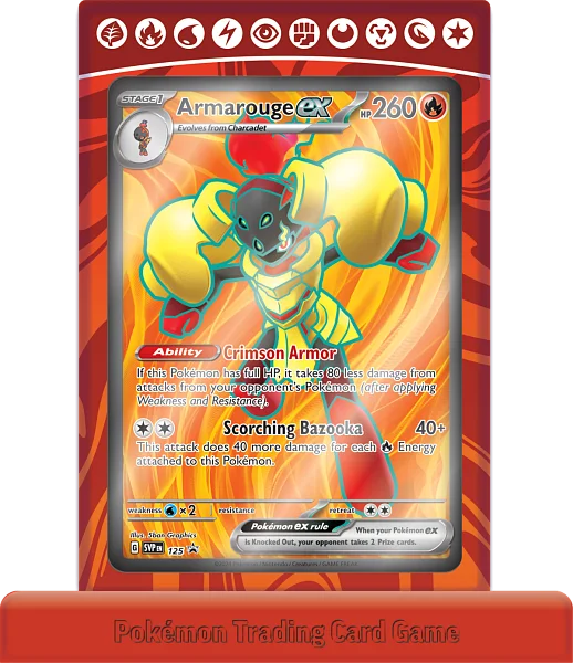 Nintendo Pokémon TCG: Armarouge ex Premium Collection Obrázek