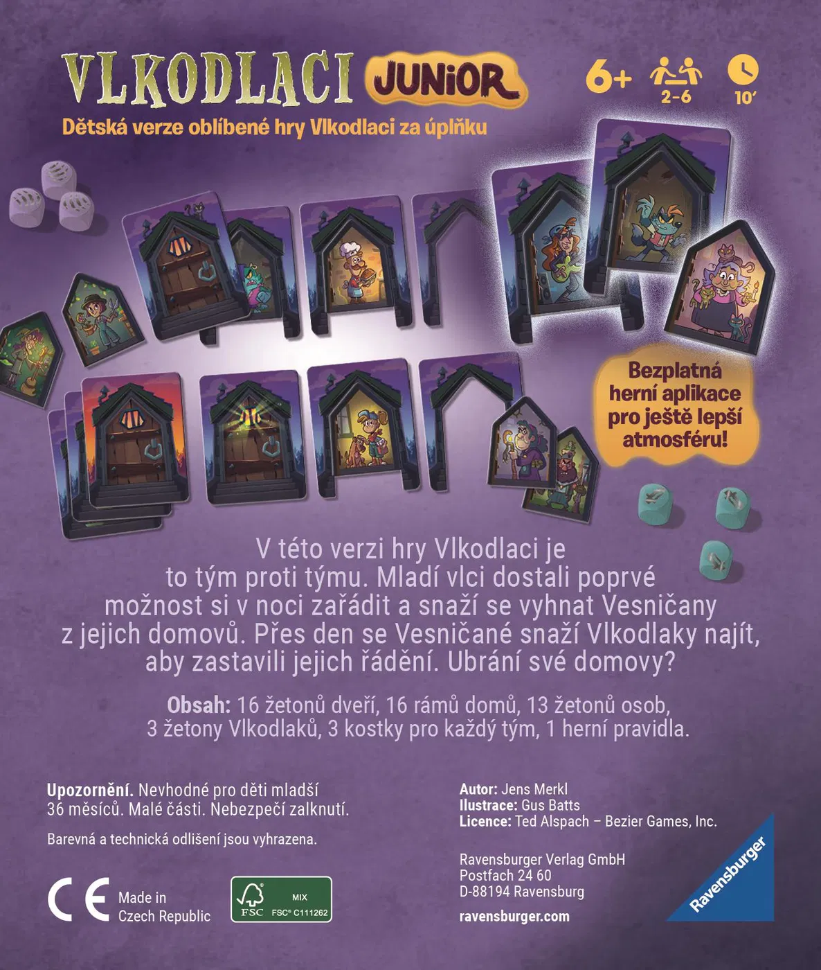 Ravensburger Vlkodlaci: Noc mladých vlků - CZ Obrázek