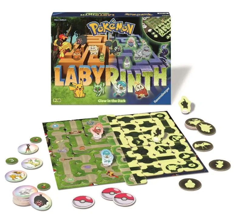 Ravensburger Labyrinth: Pokémon – Noční edice Obrázek