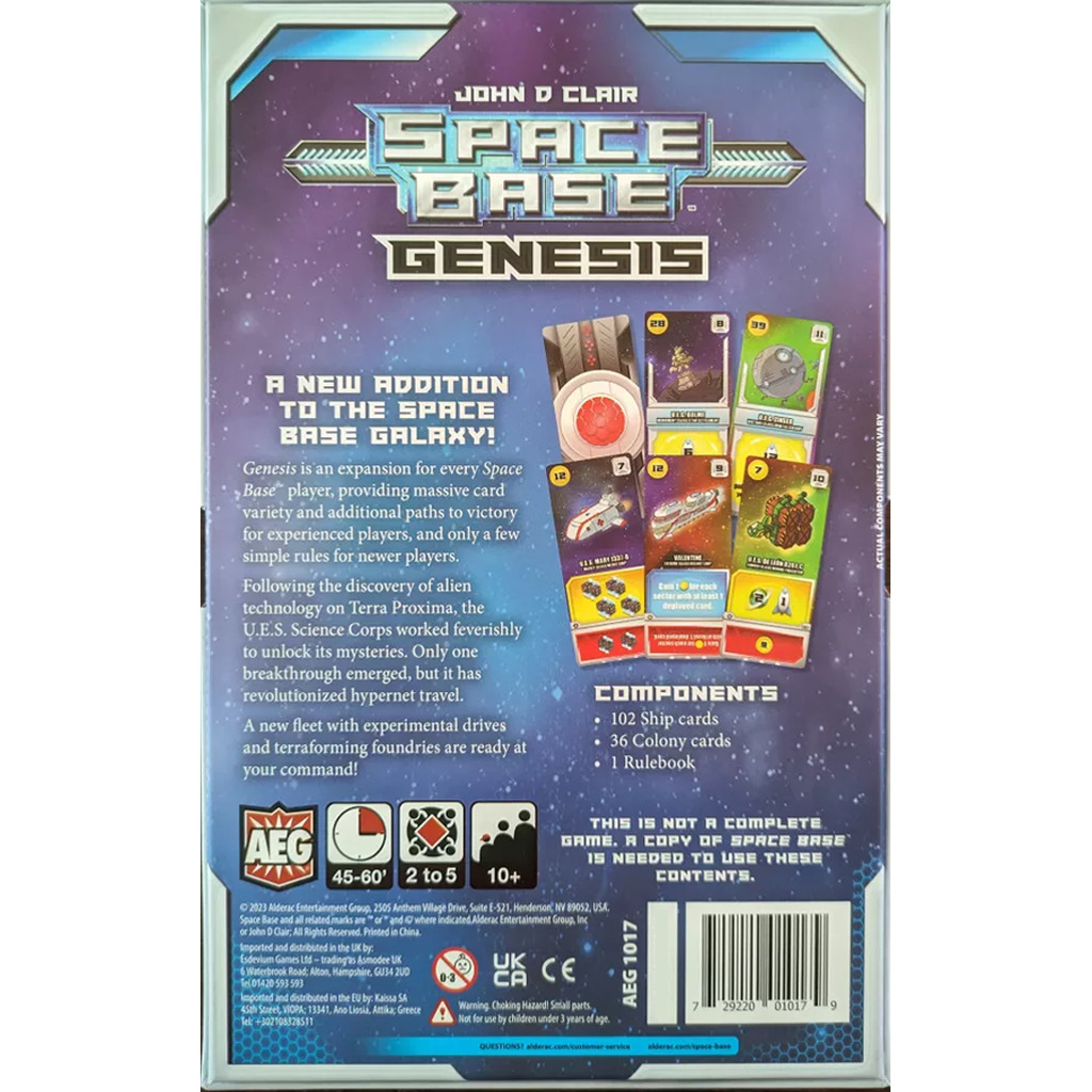 Alderac Entertainment Group Space Base: Genesis - EN Obrázek