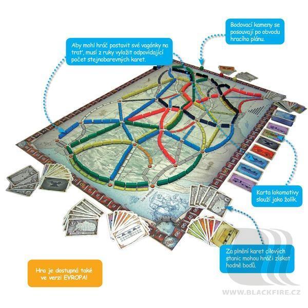 Days of wonder Ticket to Ride: Základní hra Obrázek