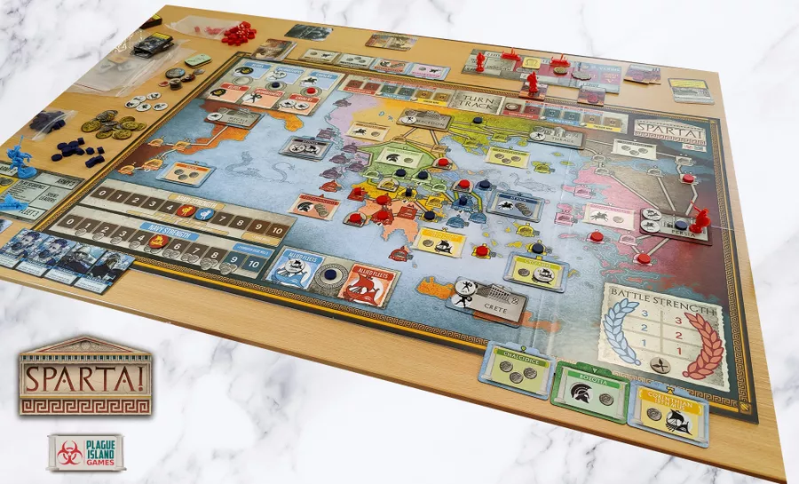 Plague Island Games SPARTA!: Struggle for Greece – Standard Edition - EN