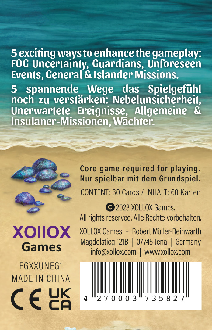 XOLLOX Games The Fog: Escape from Paradise – Uncertainty Expansion - EN/DE Obrázek