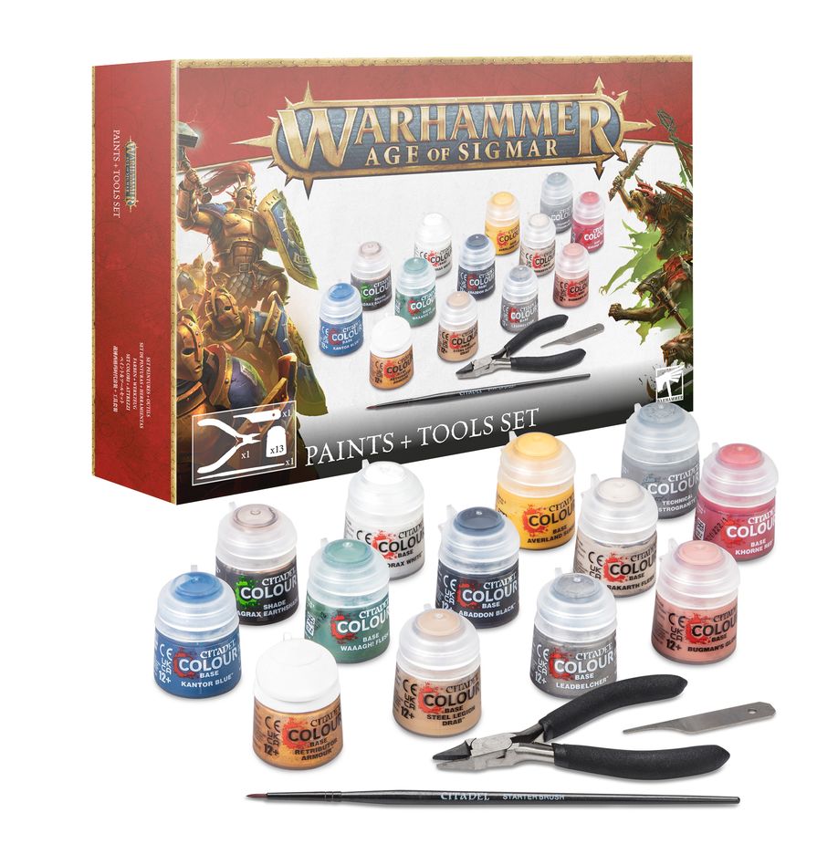 Games Workshop Age of Sigmar – Paints + Tools GER/FR/ITA/DUT/CZE/SLV Obrázek
