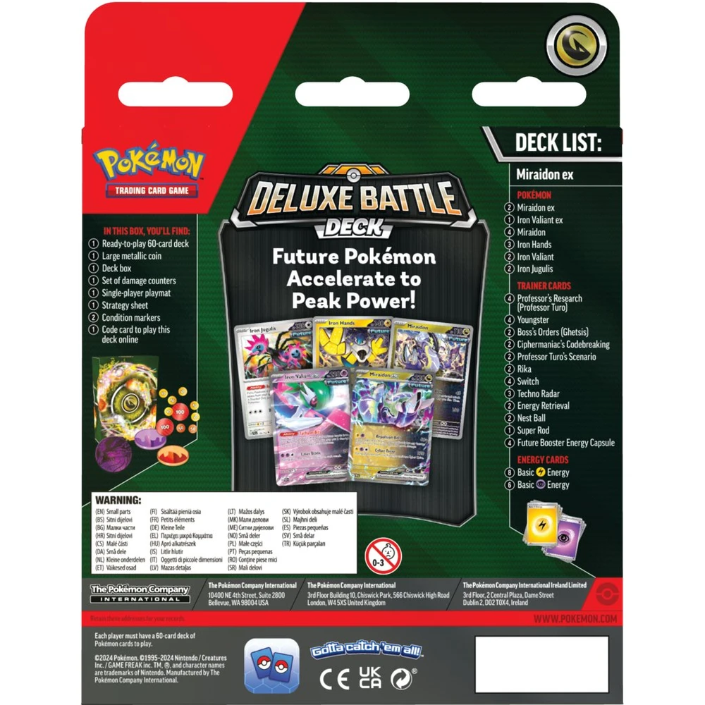 Nintendo Pokémon TCG: Deluxe Battle Decks - Miraidon & Koraidon Varianty: Koraidon ex Obrázek