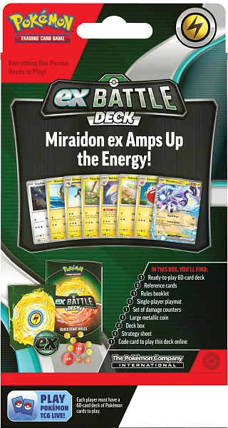 Nintendo Pokémon TCG: ex Battle Deck - Victini & Miraidon Varianty: Miraidon ex Obrázek