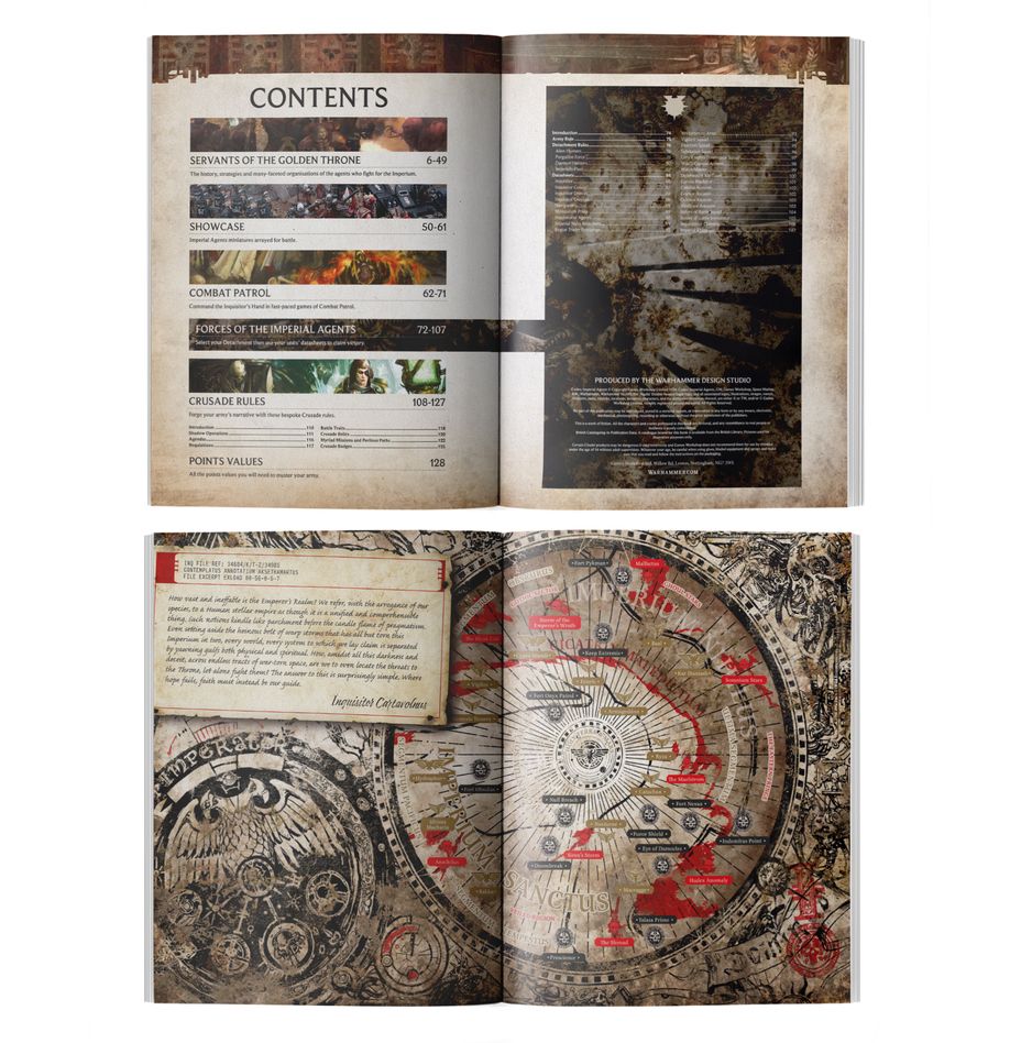 Games Workshop Warhammer 40000 – Codex: Imperial Agents - EN Obrázek