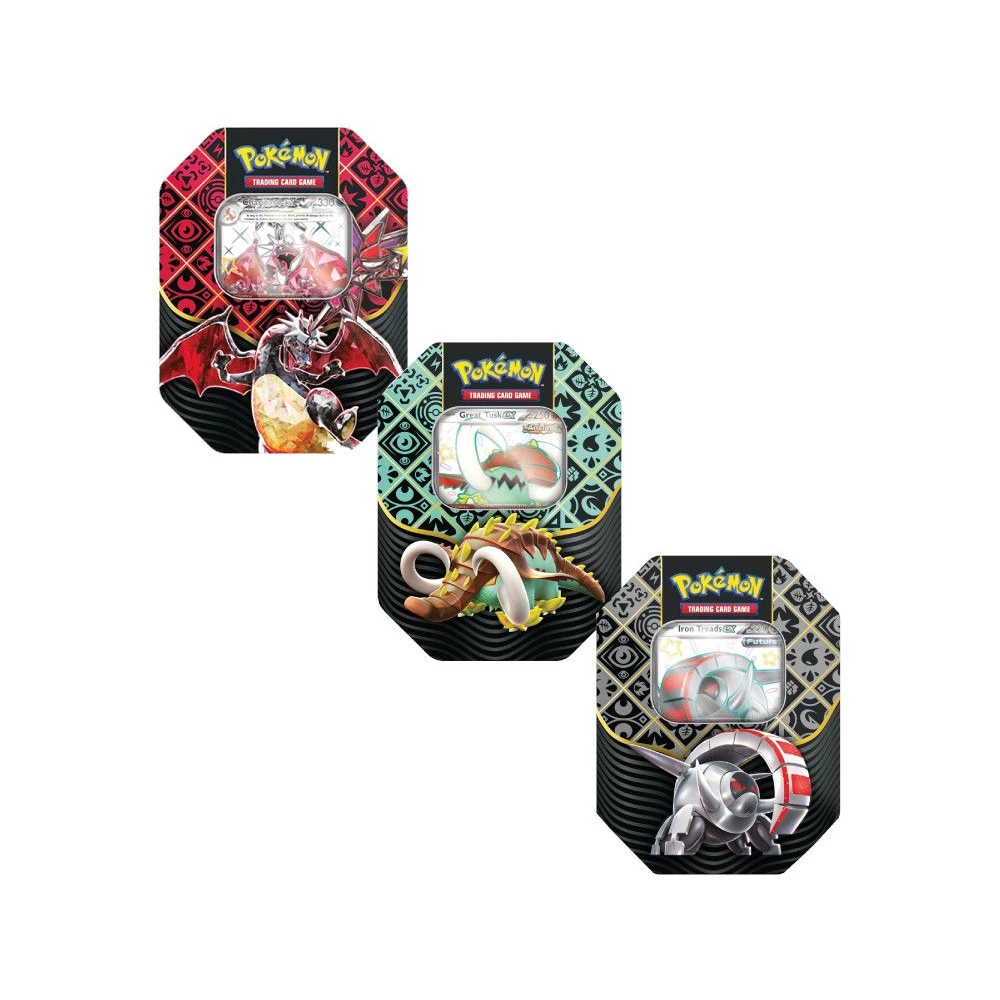 Nintendo Pokemon TCG: Scarlet and Violet 4.5 Paldean Fates Tin Varianty: Great Tusk ex Obrázek