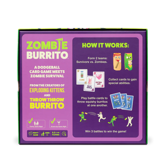 Exploding Kittens Zombie Burrito - EN Obrázek