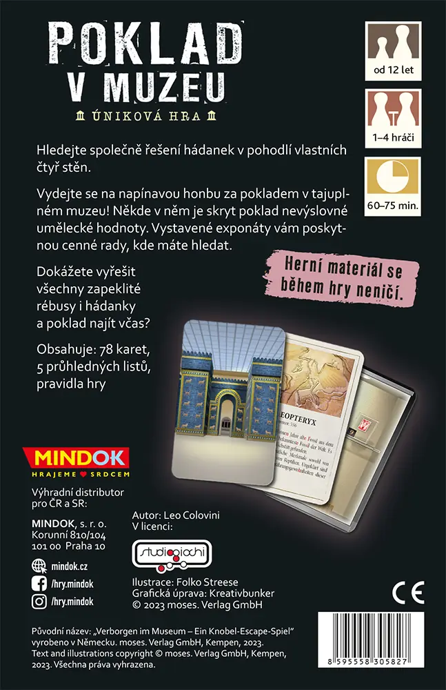 Mindok Poklad v muzeu – úniková hra - CZ Obrázek
