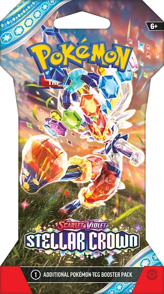 Nintendo Pokémon TCG: SV07 Stellar Crown - 1 Blister Booster Obrázek