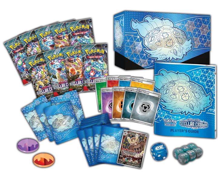 Nintendo Pokémon TCG: SV07 Stellar Crown - Elite Trainer Box Obrázek
