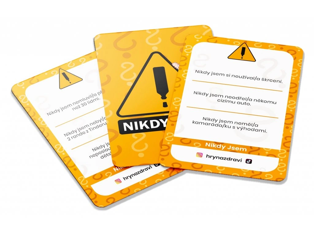 Hry na zdraví Nikdy jsem - CZ Obrázek