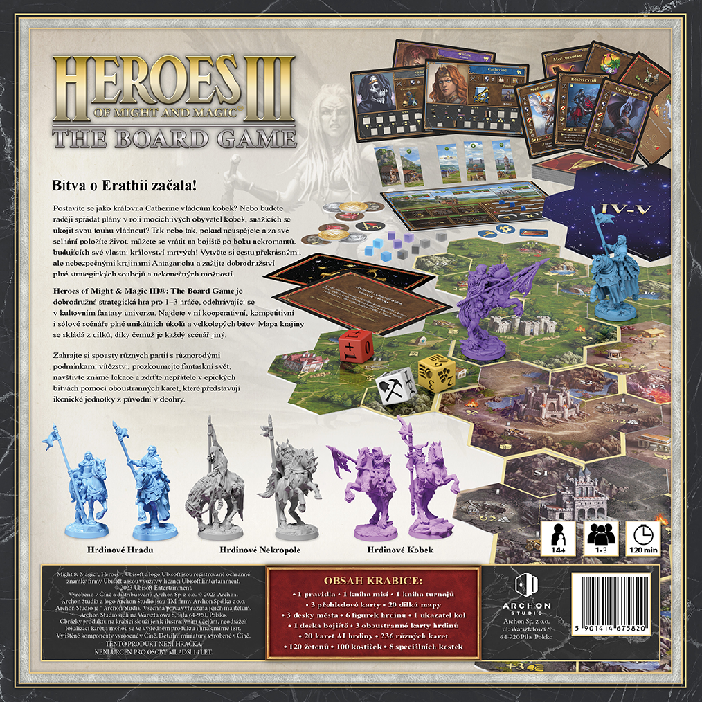 Archona Games Heroes of Might & Magic III: The Board Game CZ Obrázek
