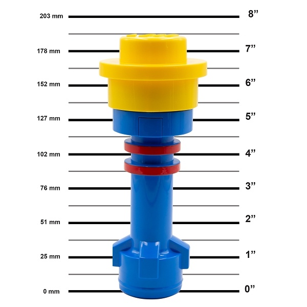 LEGO LED Lite LEGO Iconic svítilna modrá Obrázek