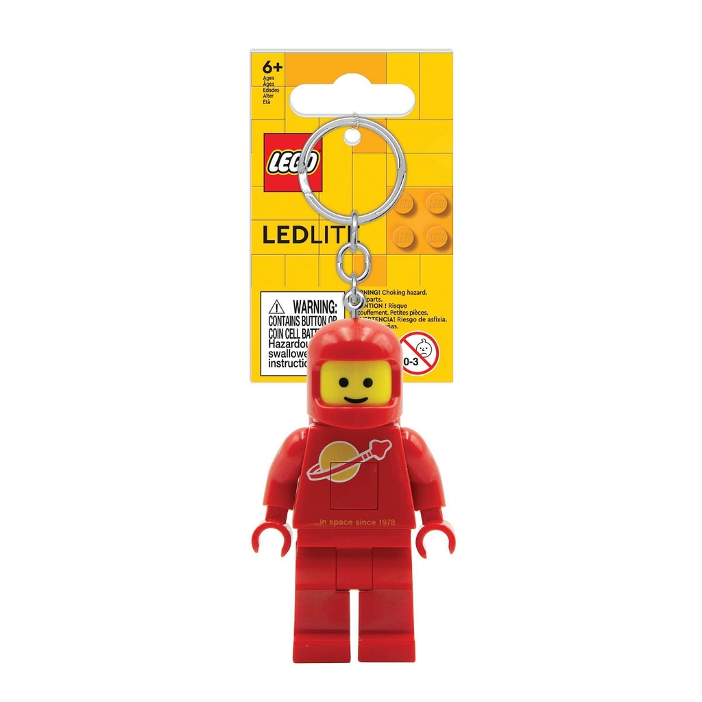 LEGO LED Lite LEGO Spaceman Kosmonaut červený svítící figurka Obrázek