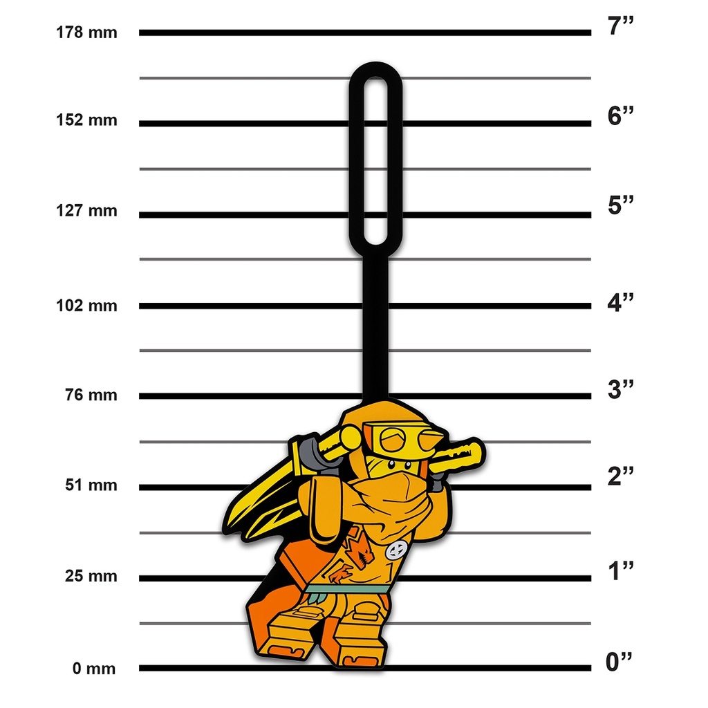 LEGO Stationery LEGO Ninjago Jmenovka na zavazadlo - Arin Obrázek