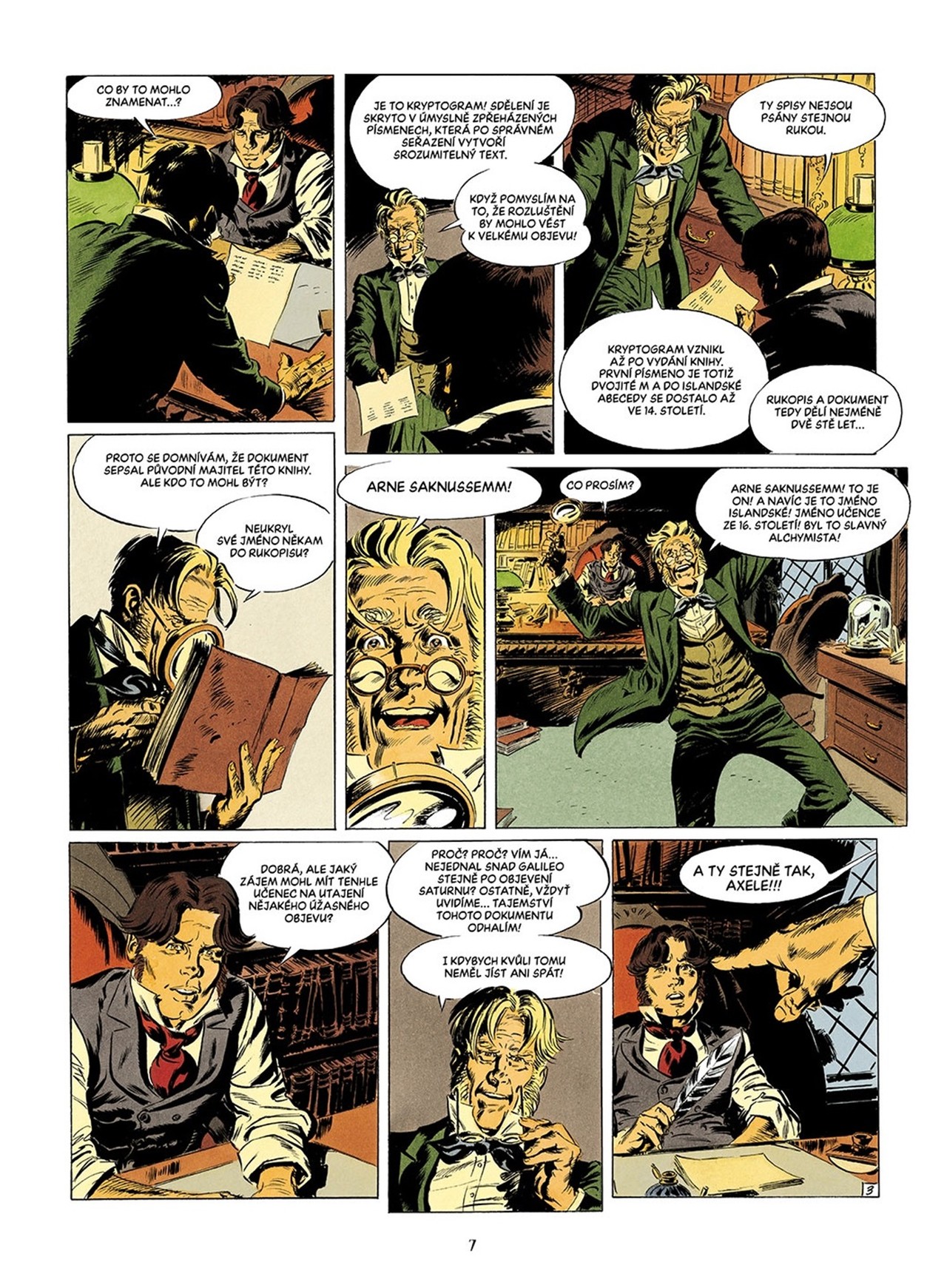 Slovart Cesta do středu Země - Velká díla světové literatury v komiksu Obrázek