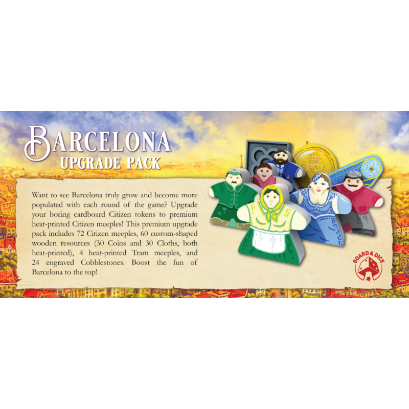 Board&Dice Barcelona: Upgrade pack - EN Obrázek