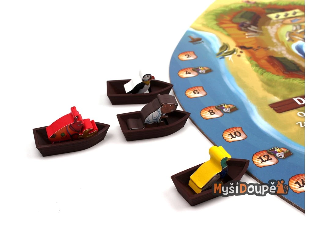 Myší Doupě Divukraj: Dálava - Lodě pro meeply Obrázek