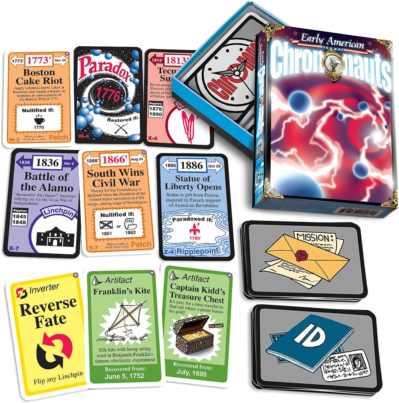 Looney Labs Early American Chrononauts - EN Obrázek