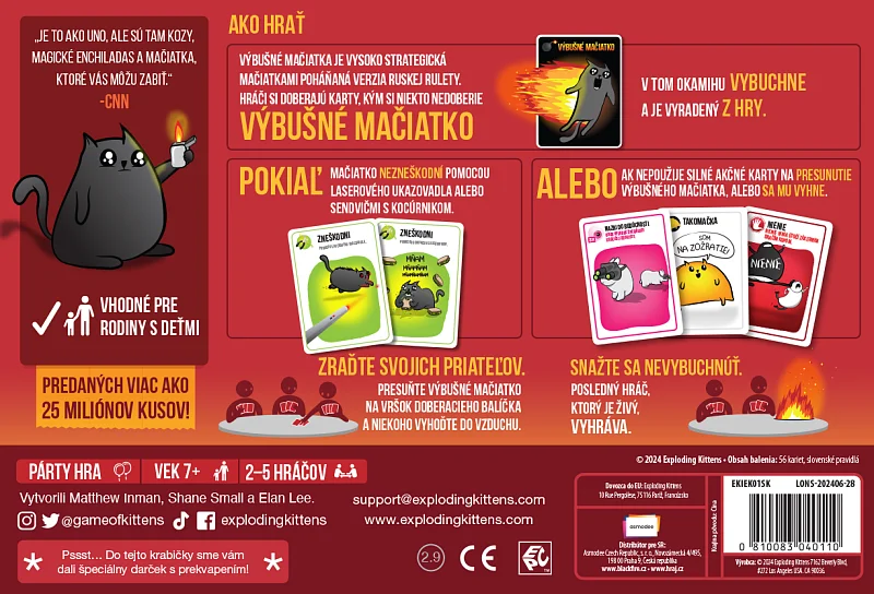 Blackfire CZ Výbušné mačiatka - SK Obrázek