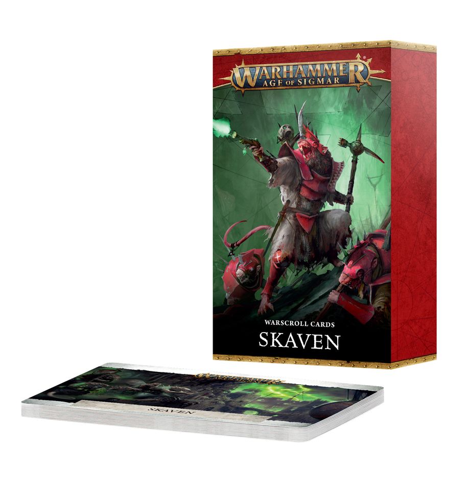 Games Workshop Age of Sigmar: Warscroll Cards: Skaven - EN Obrázek