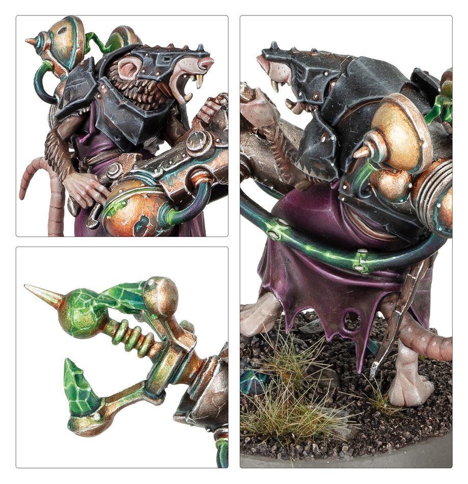 Games Workshop Age of Sigmar: Skaven: Warlock Galvaneer - EN Obrázek