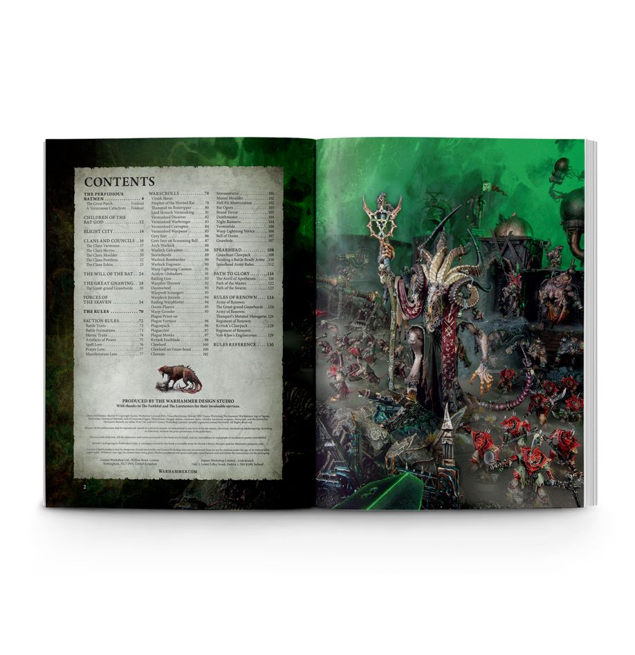 Games Workshop Age of Sigmar: Chaos Battletome: Skaven - EN Obrázek
