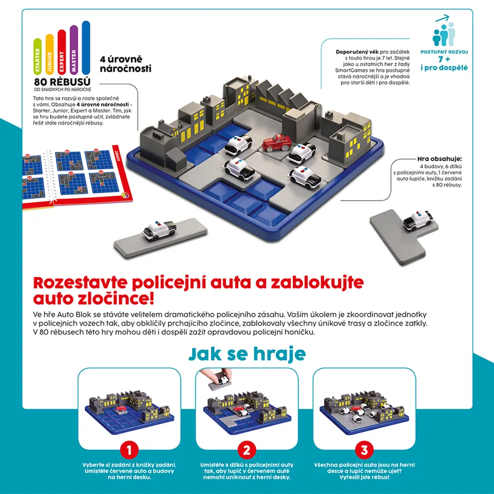 Mindok SMART games - Auto Blok Obrázek