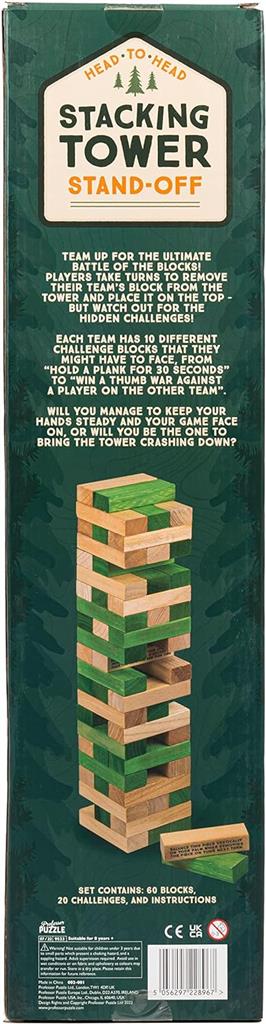 Professor Puzzle Giant Stacking Tower Stand-Off - EN Obrázek