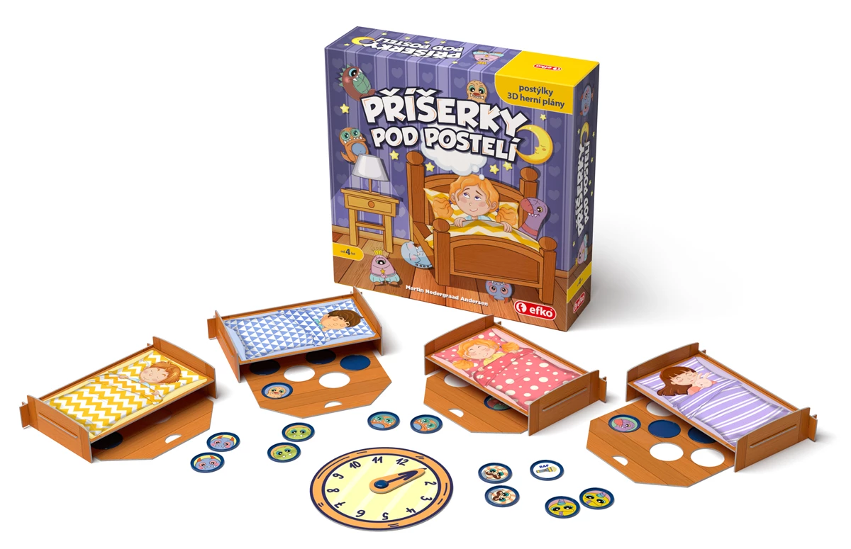 Efko Příšerky pod postelí - dětská postřehová hra Obrázek