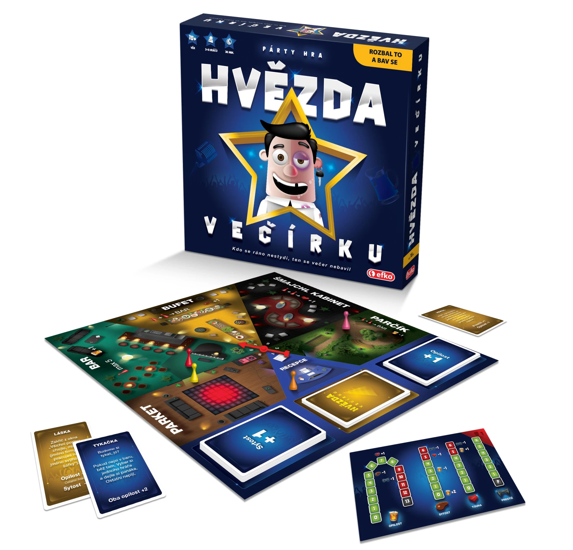 Efko Hvězda večírku - společenská party hra Obrázek