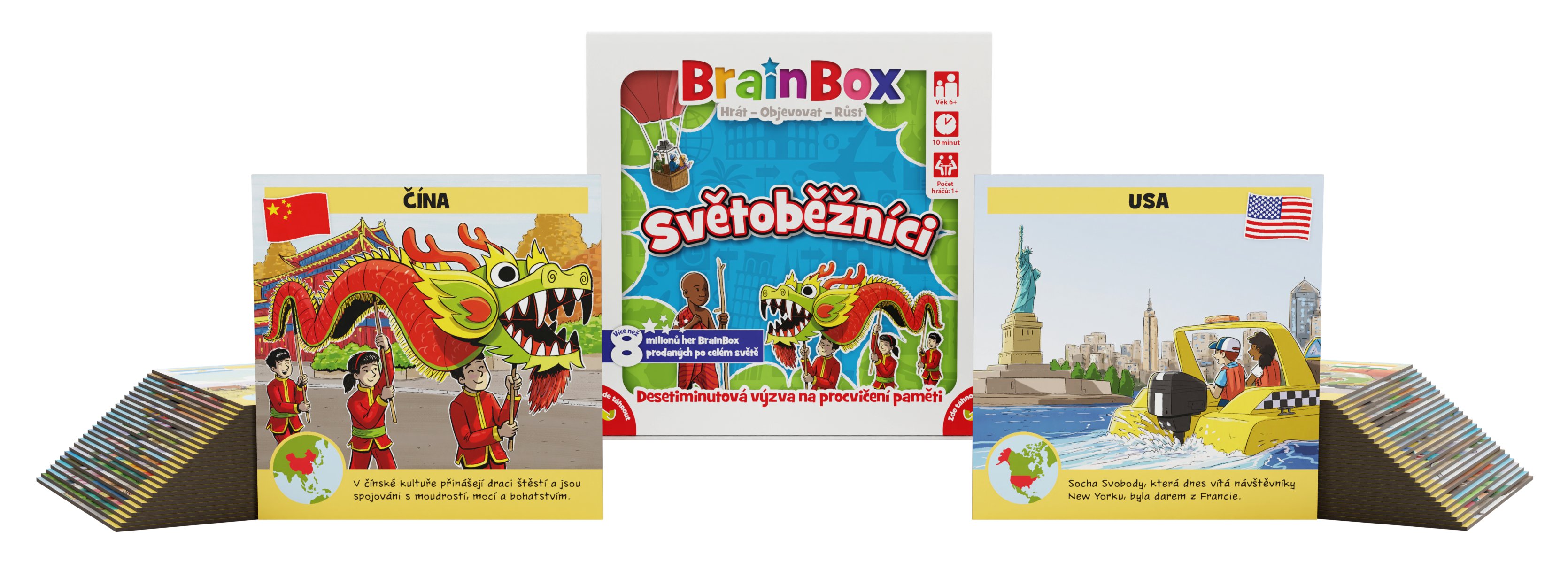 Asmodee Czech Republic BrainBox Světoběžníci - CZ Obrázek
