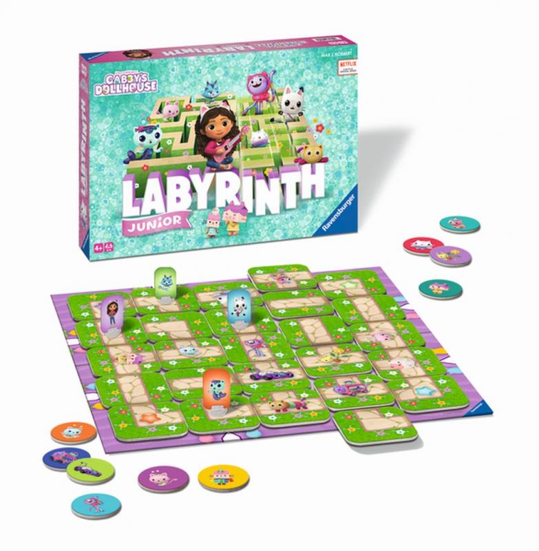 Ravensburger Labyrinth Junior Gabby's Dollhouse Obrázek