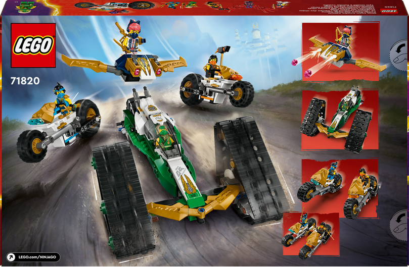 LEGO® Tým nindžů a kombo vozidlo 71820 Obrázek