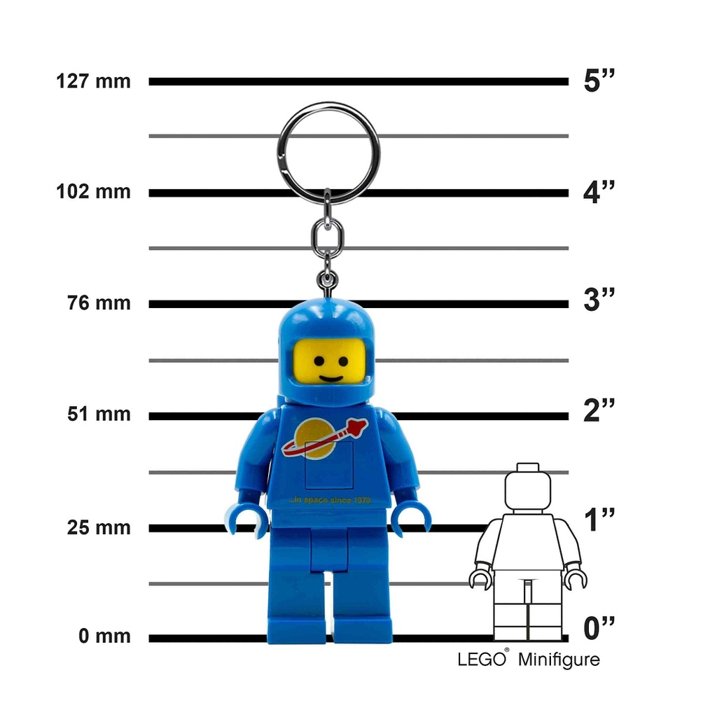 LEGO LED Lite LEGO Spaceman Kosmonaut modrý svítící figurka Obrázek