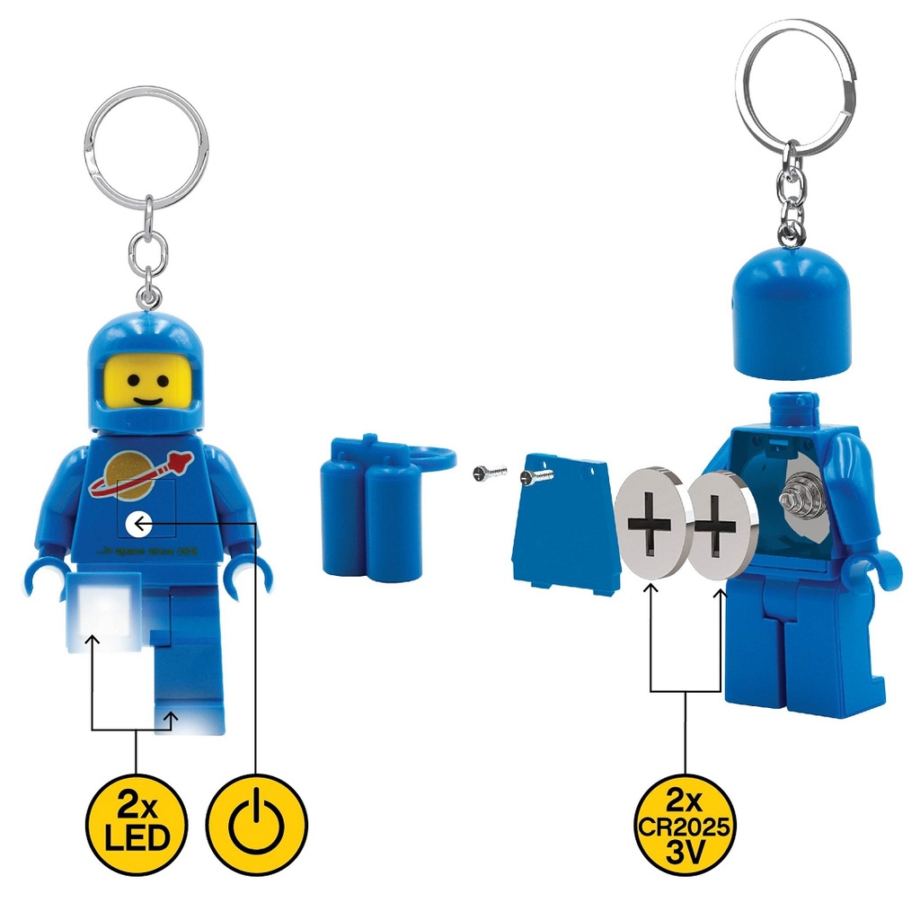 LEGO LED Lite LEGO Spaceman Kosmonaut modrý svítící figurka Obrázek