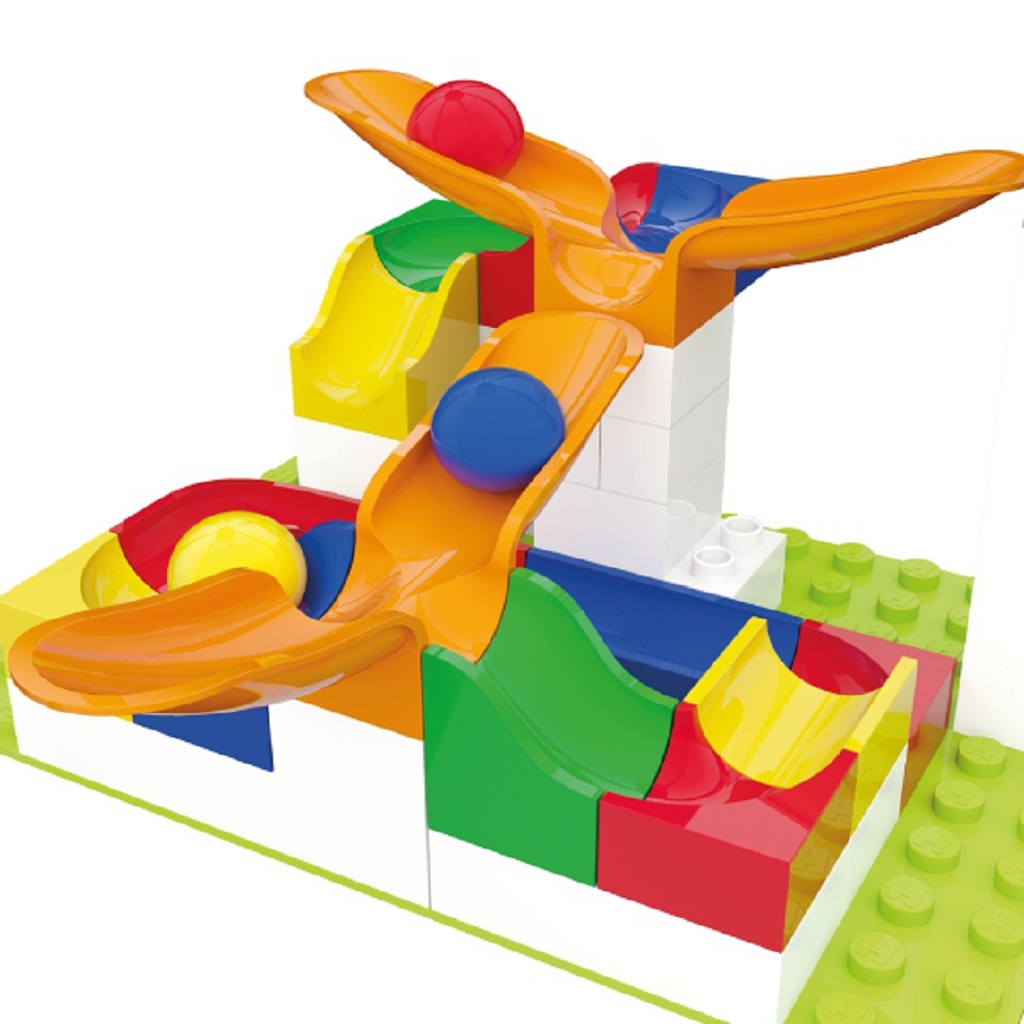 HUBELINO KIGA Kuličková dráha - Rozšíření 44 ks Obrázek