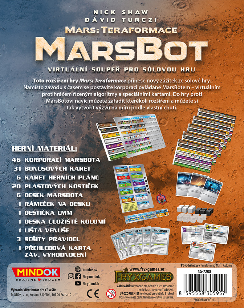 Mindok Mars: Teraformace – MarsBot – CZ Obrázek
