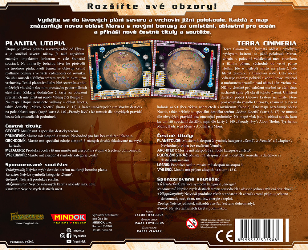 Mindok Mars: Teraformace – Utopia & Cimmeria - CZ Obrázek