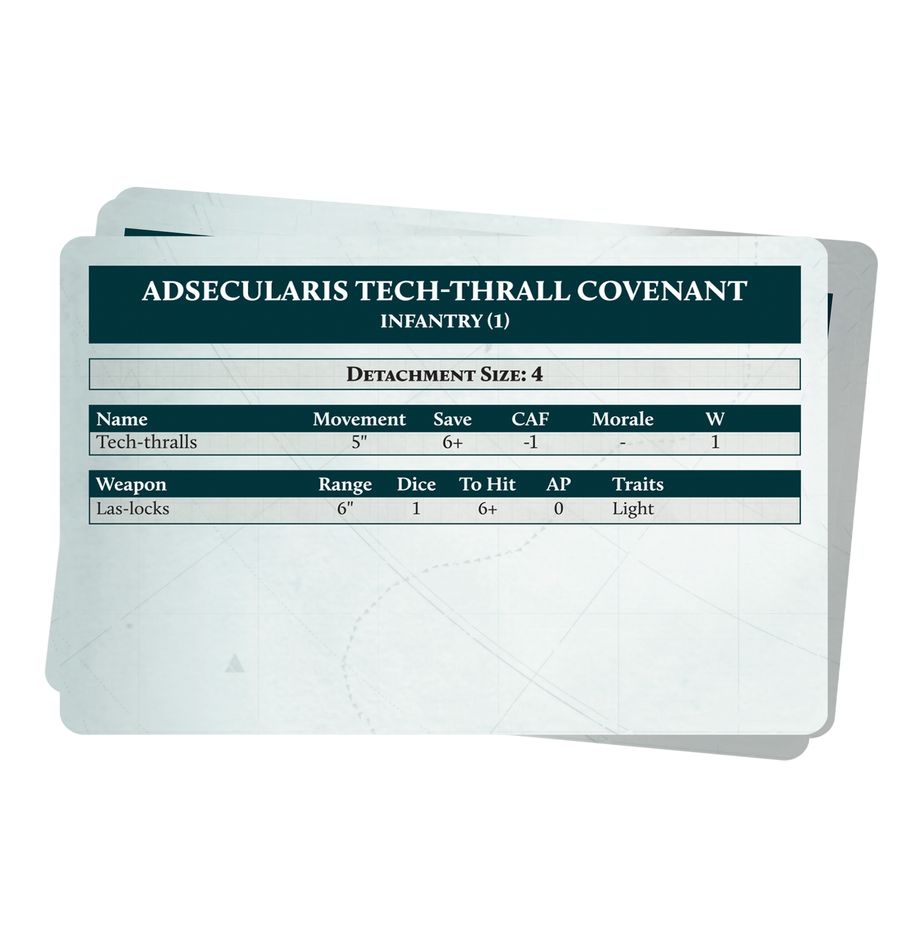 Games Workshop Horus Heresy: Legions Imperialis: Mechanicum Army Cards - EN Obrázek