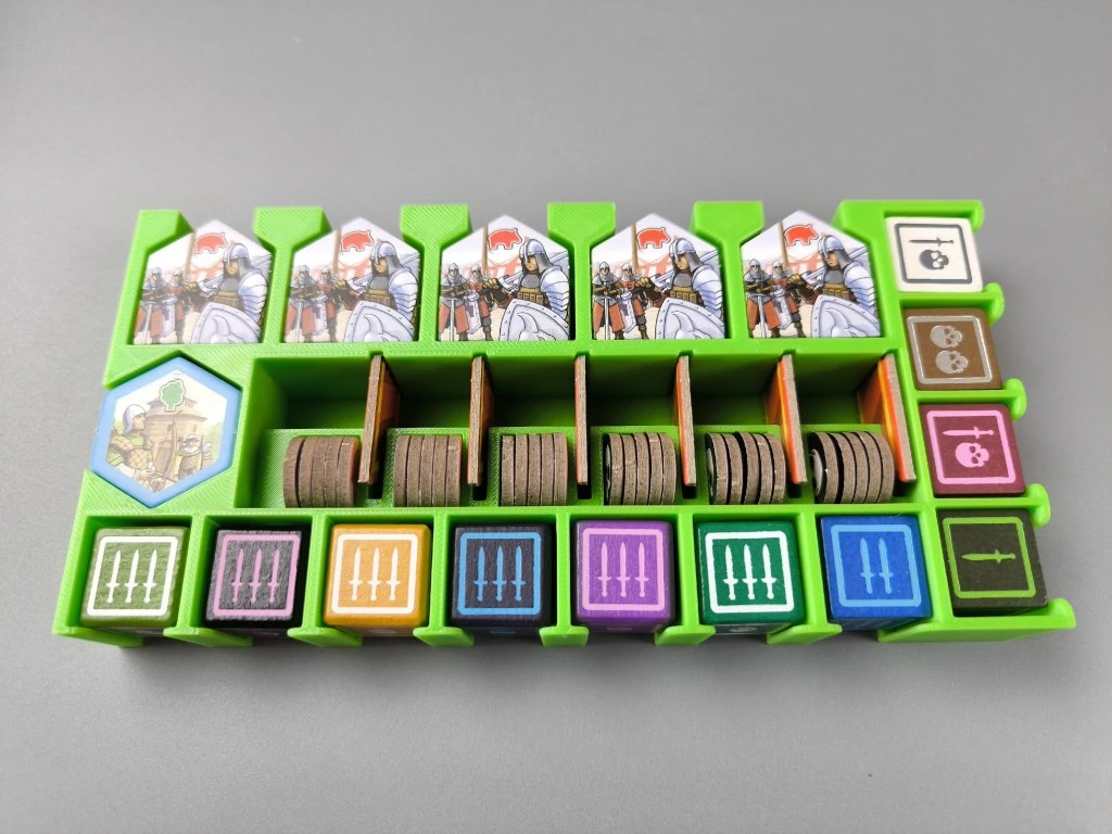 inserty.cz Insert: Karak II + Imperium (v2.2) (černý, 0067) Varianta: Bez mřížek Obrázek